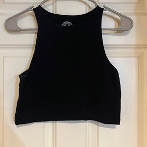Black crop top